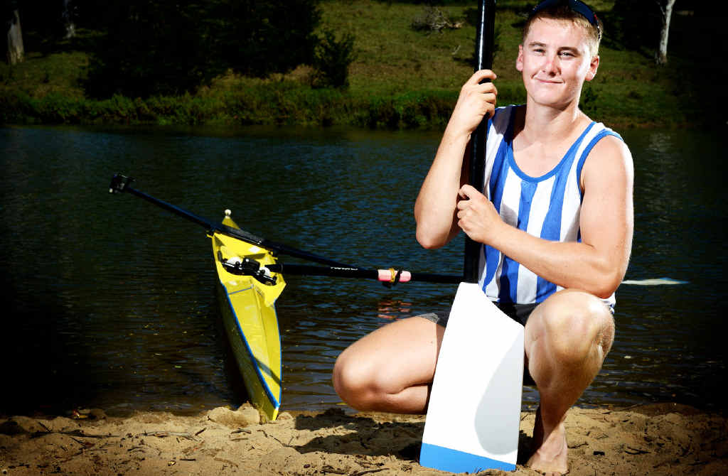 Josh Rose will row from Lismore to Ballina in a single cull to raise money for the Westpac Life Saver Rescue Helicopter. Josh Rose will row from Lismore to Ballina in a single cull to raise money for the Westpac Life Saver Rescue Helicopter.